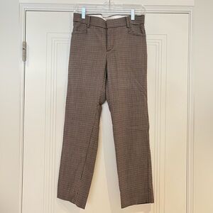 Banana Republic Brown Houndstooth Trousers